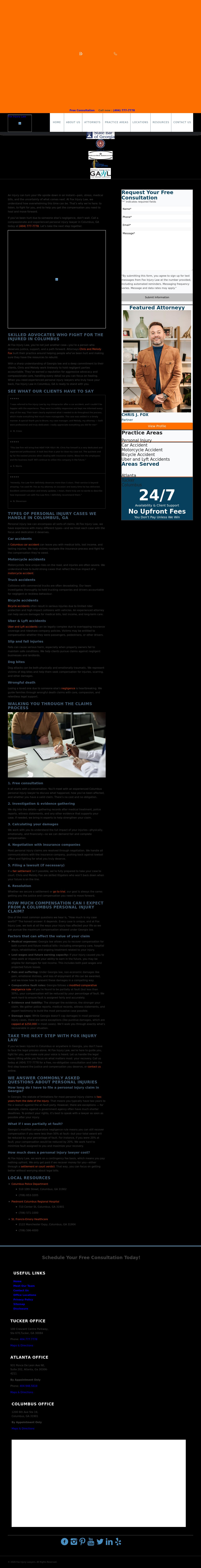 Fox Injury Law - Columbus GA Lawyers