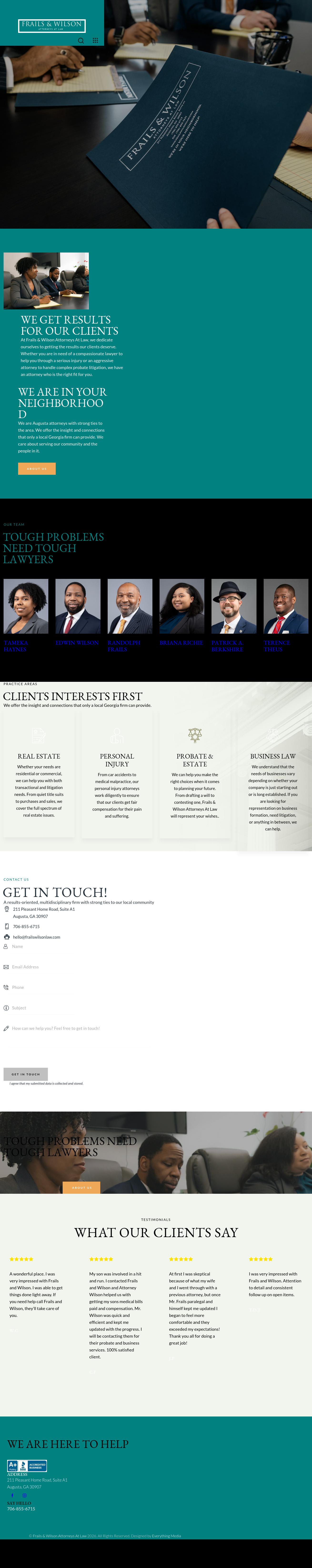 Frails And Wilson - Augusta GA Lawyers
