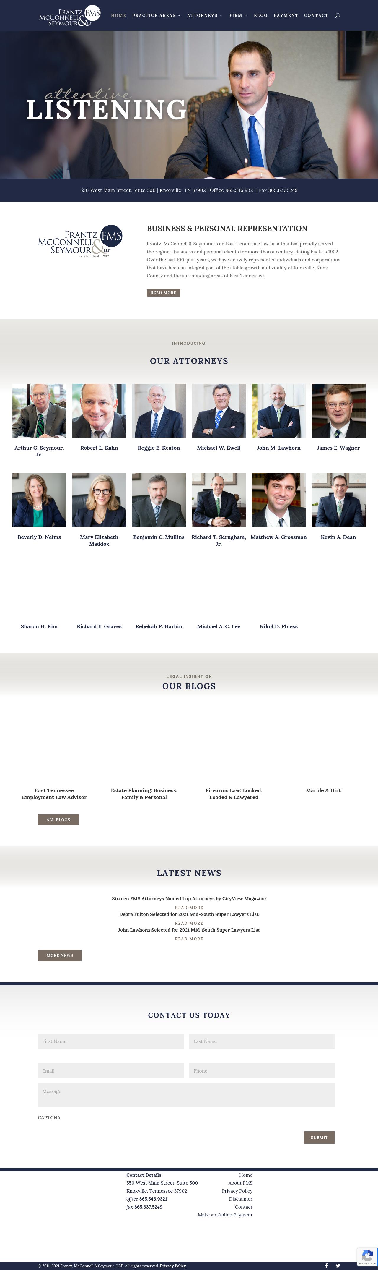 Frantz, McConnell & Seymour, LLP - Knoxville TN Lawyers