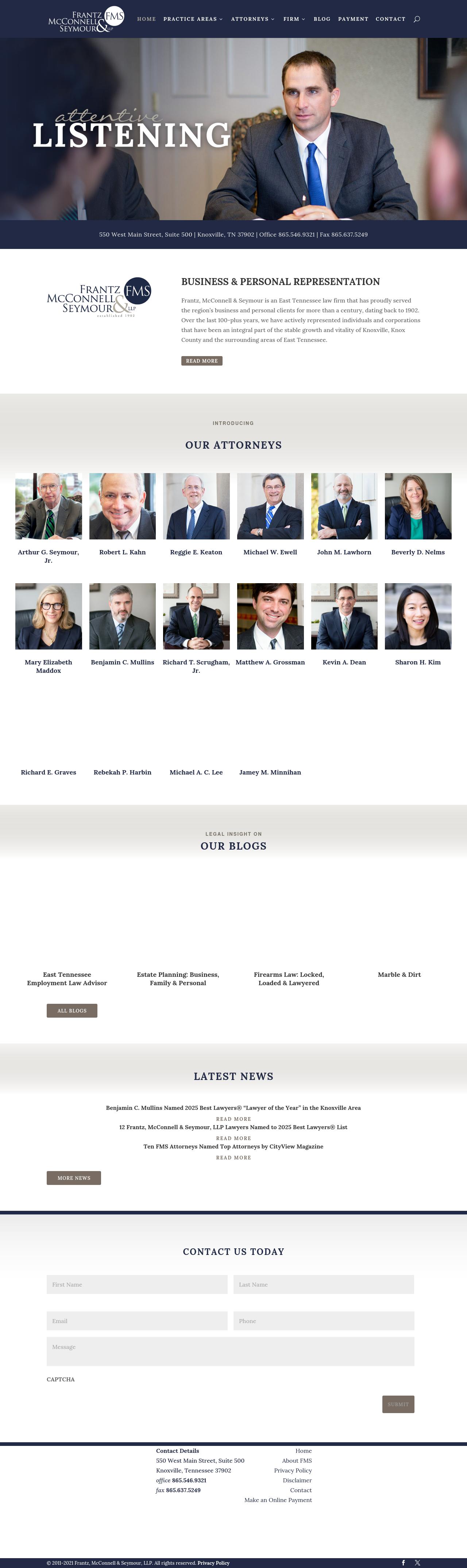 Frantz, McConnell & Seymour, LLP - Knoxville TN Lawyers