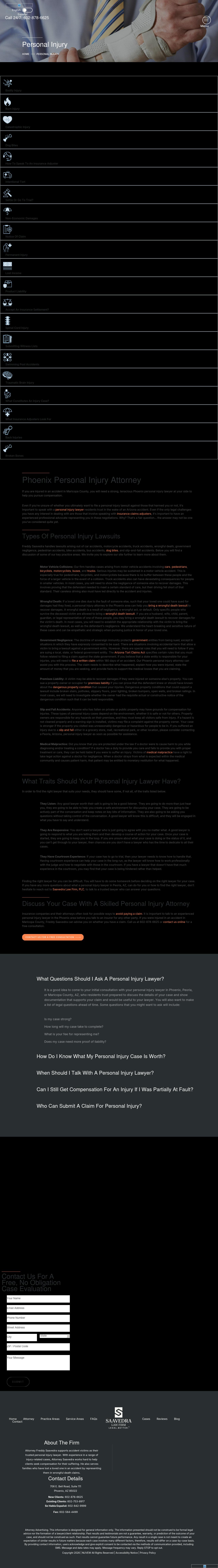 Saavedra Law Firm, PLC - Phoenix AZ Lawyers