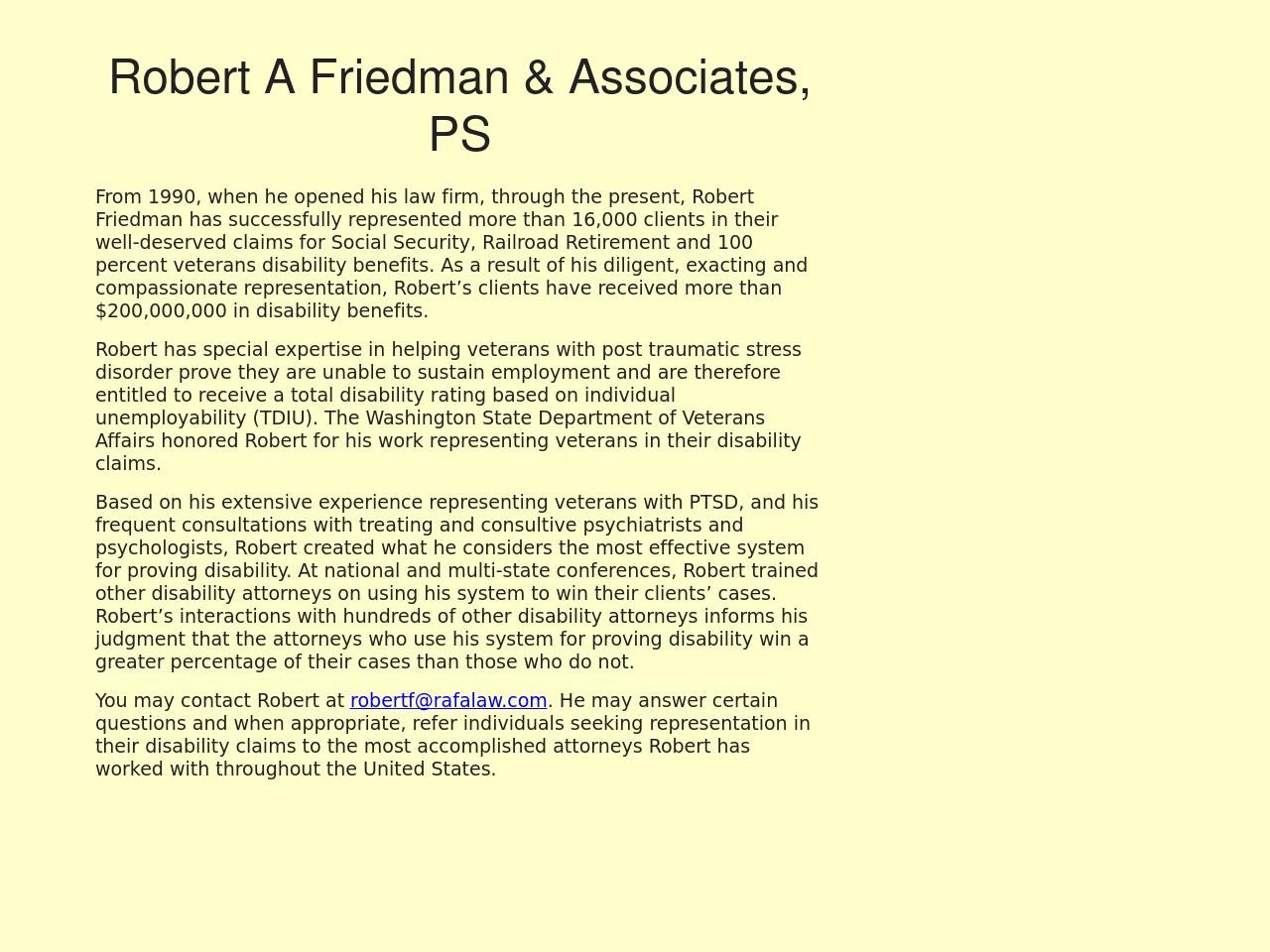 Friedman Disability - Everett WA Lawyers