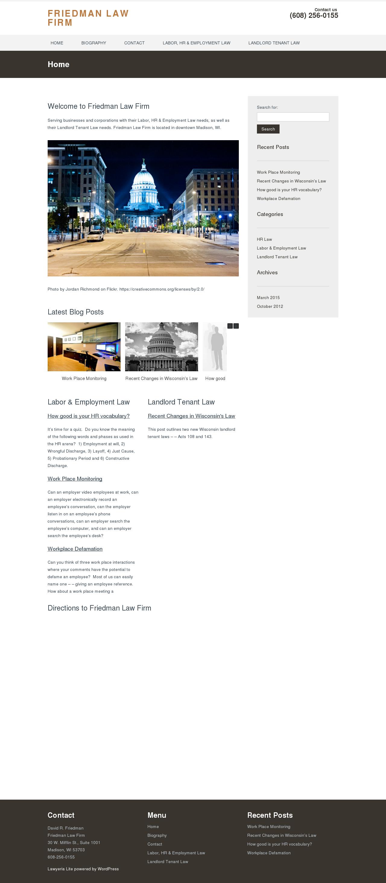 Friedman Law Firm - Madison WI Lawyers