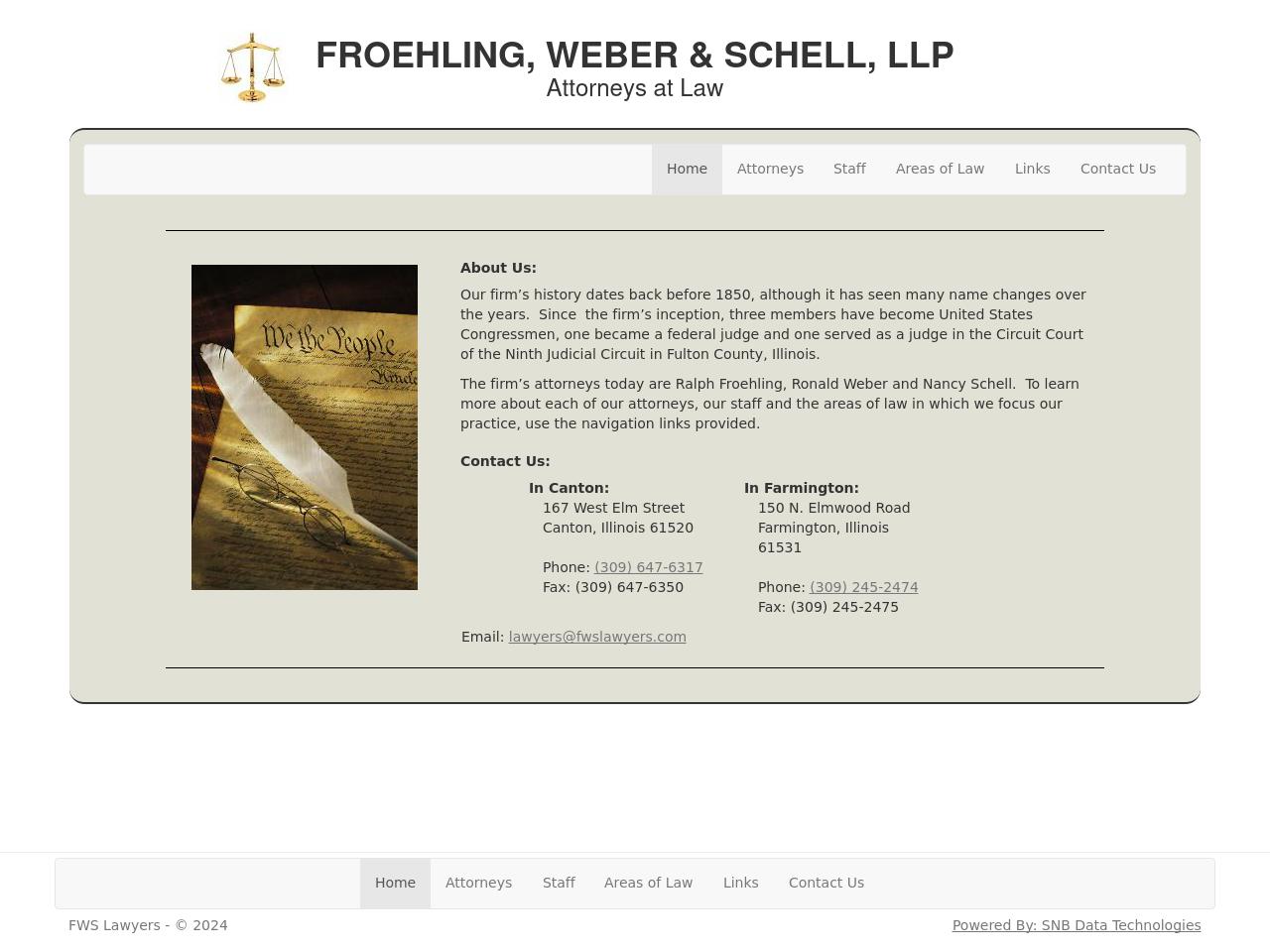 Froehling Weber & Schell LLP - Canton IL Lawyers