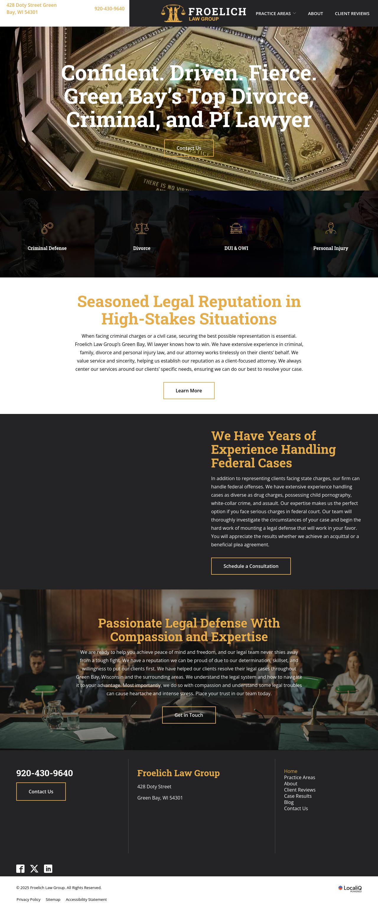 Froelich, Law - Green Bay WI Lawyers