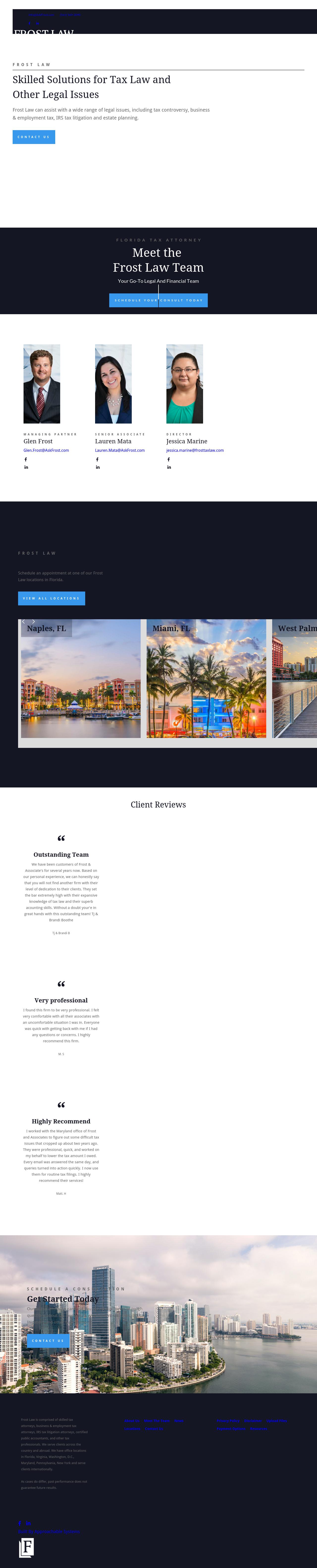Glen Frost - Naples FL Lawyers