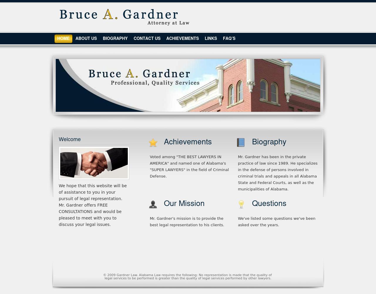 Gardner Bruce A Attorney At Law - Huntsville AL Lawyers