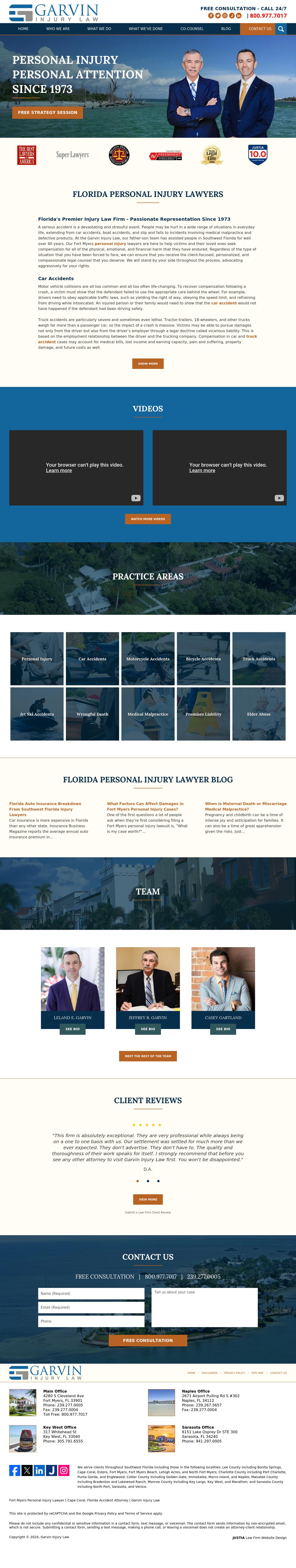 Garvin Law Firm - Fort Myers FL Lawyers