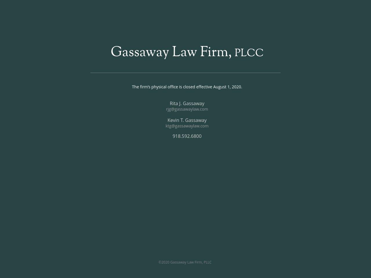 Gassaway Law Firm, P.L.L.C. - Tulsa OK Lawyers