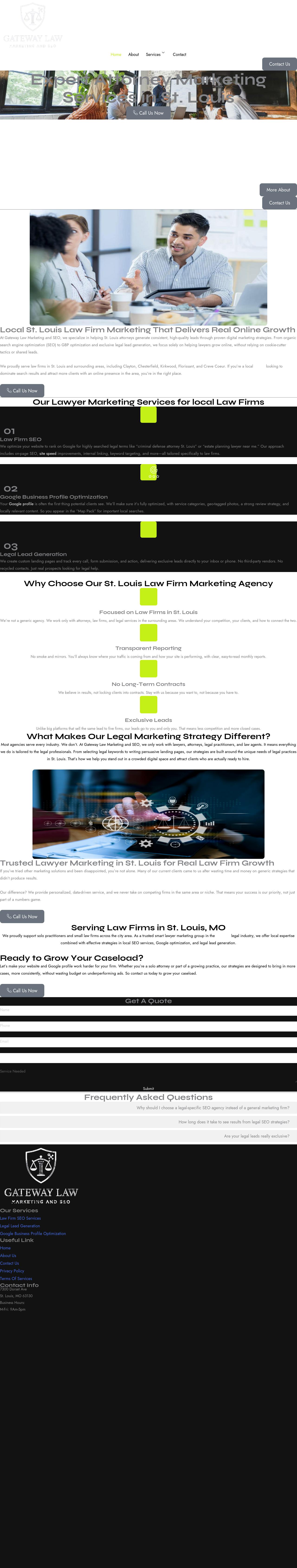 Gateway Law Marketing and SEO - St. Louis MO Lawyers
