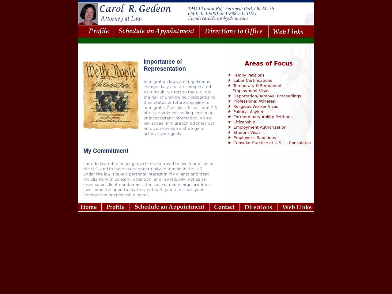 Gedeon, Carol R - Cleveland OH Lawyers