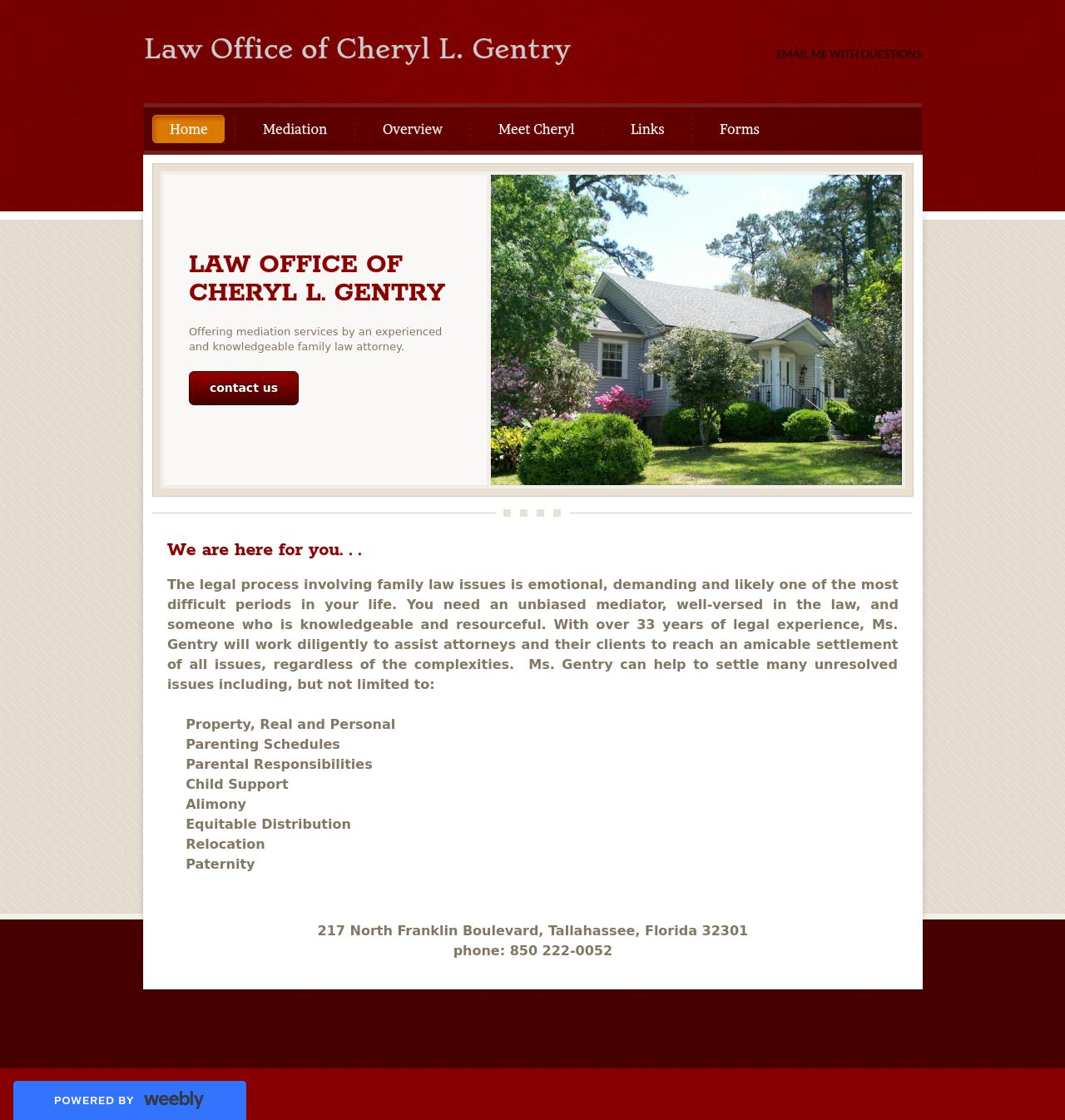 Gentry Cheryl L PA - Tallahassee FL Lawyers