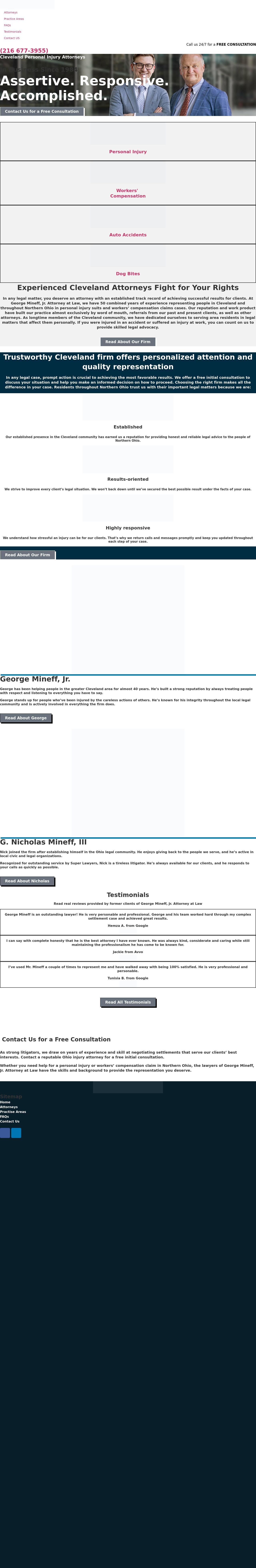 George Mineff, Jr., Attorney At Law - Cleveland OH Lawyers