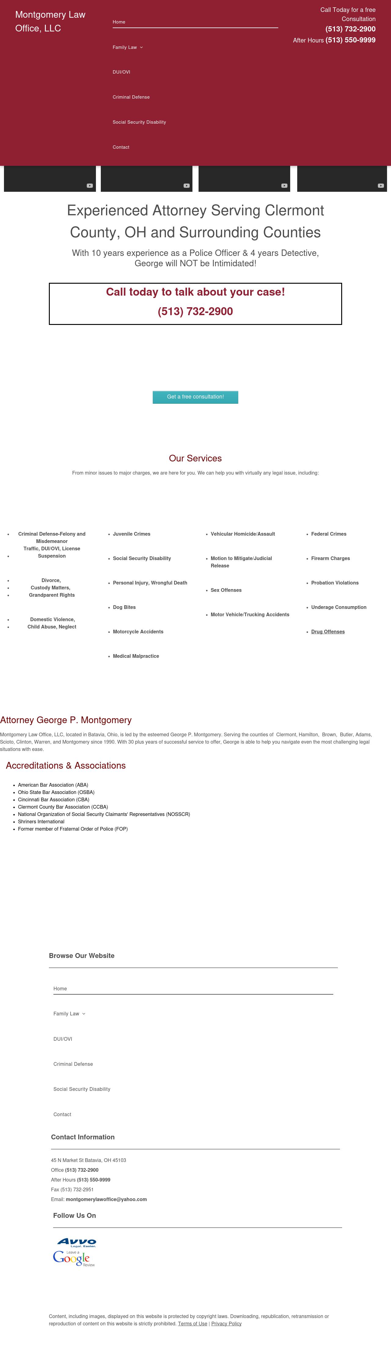 George P Montgomery - Batavia OH Lawyers