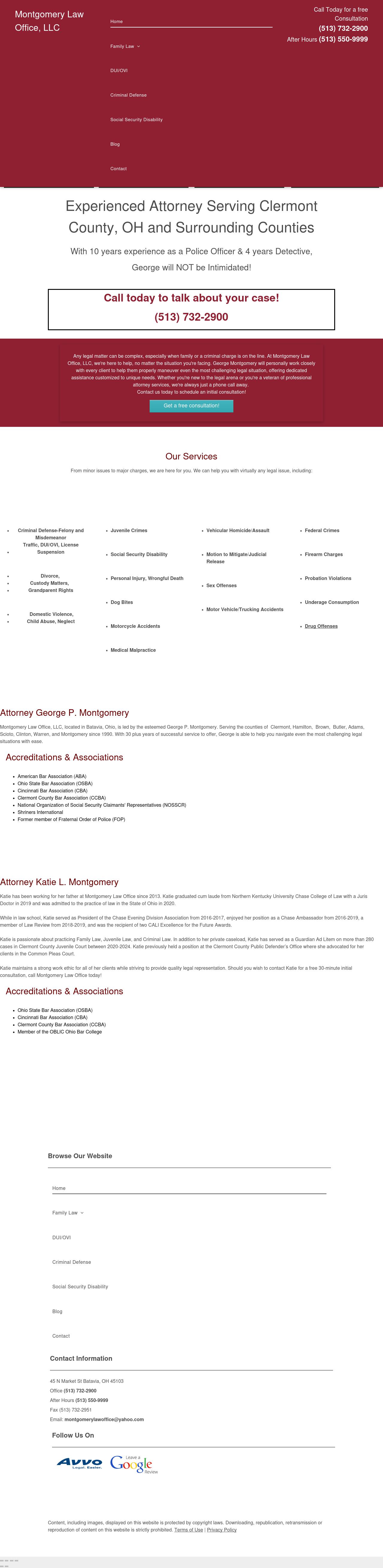 George P Montgomery - Batavia OH Lawyers