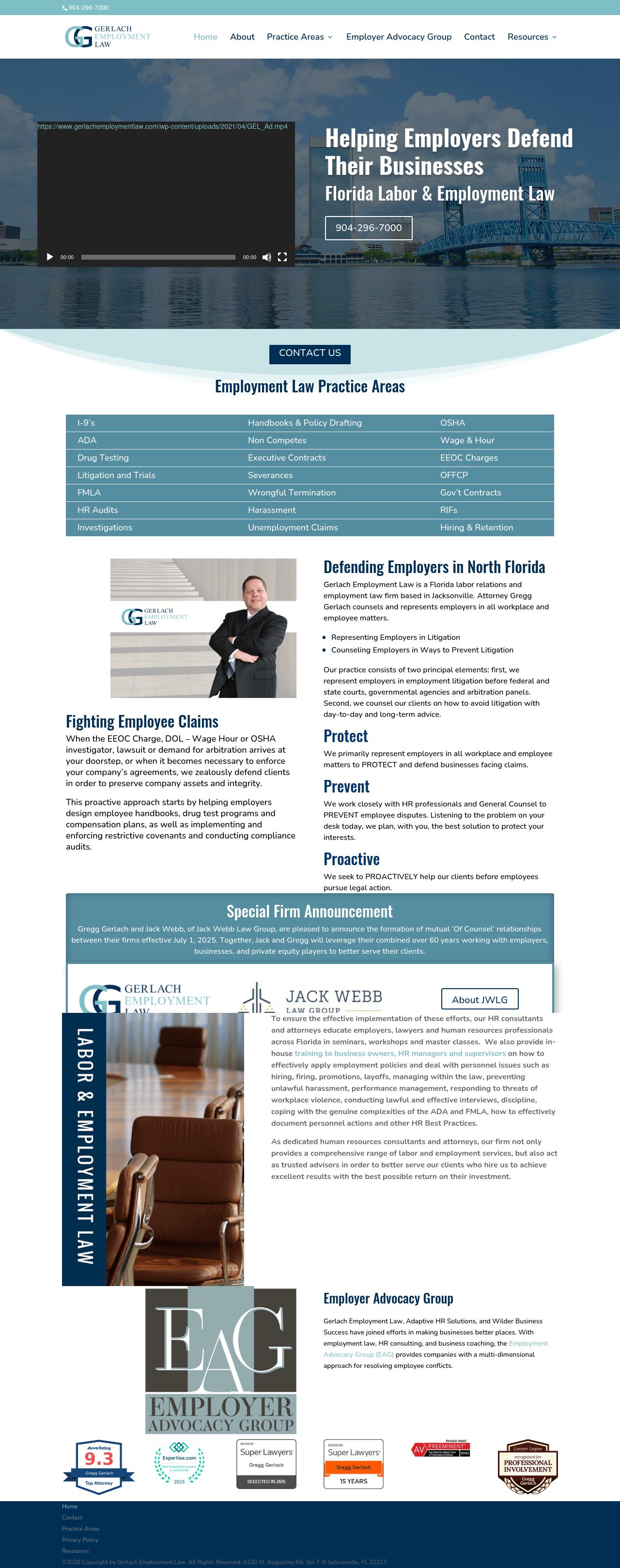 Gerlach Employment Law - Jacksonville FL Lawyers
