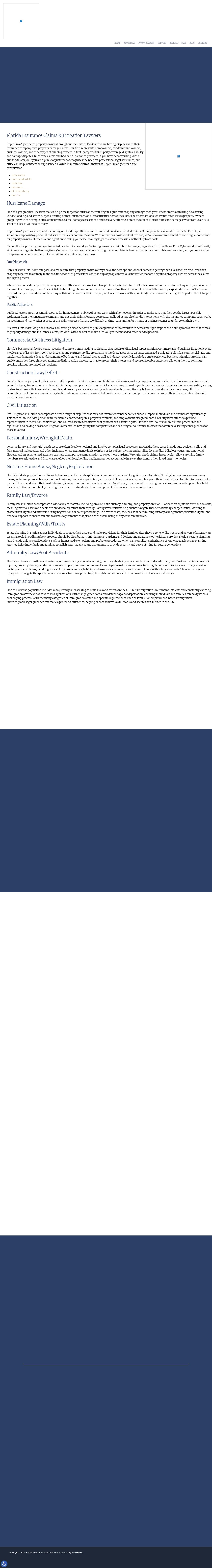 Geyer Fuxa Tyler - Sunrise FL Lawyers