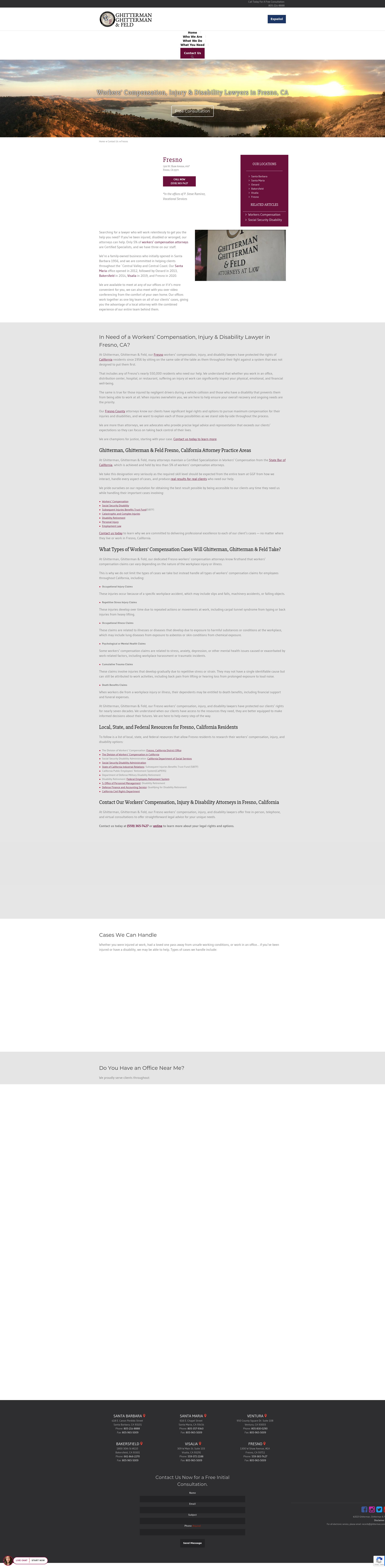 Ghitterman Ghitterman & Feld - Fresno CA Lawyers