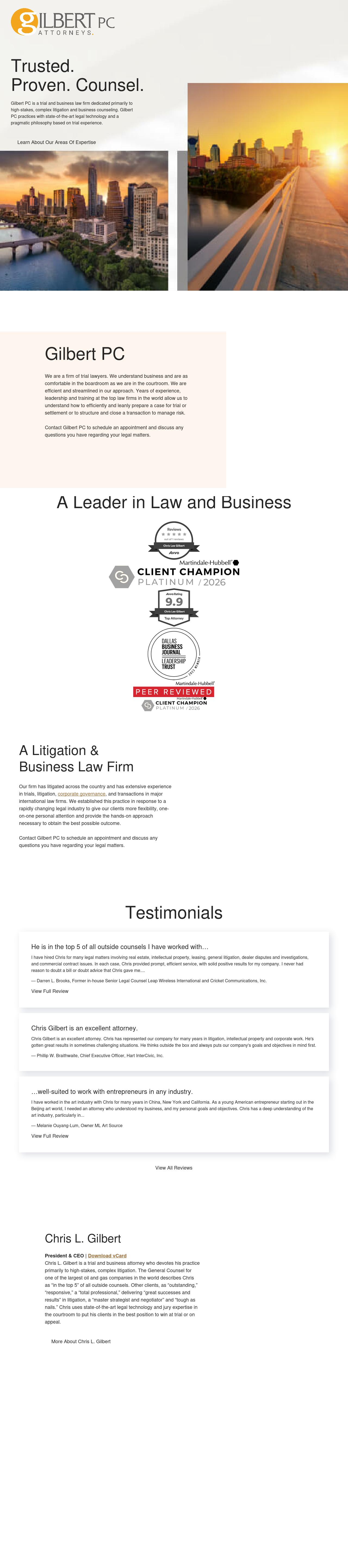 Gilbert PC - Dallas TX Lawyers