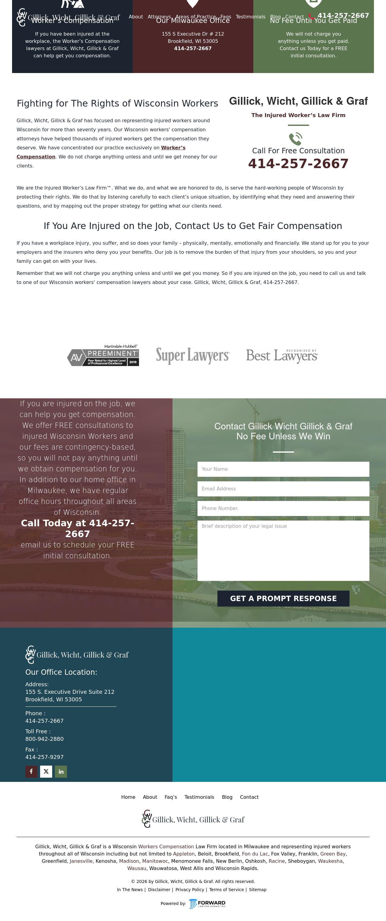 Gillick, Wicht, Gillick & Graf - Brookfield WI Lawyers