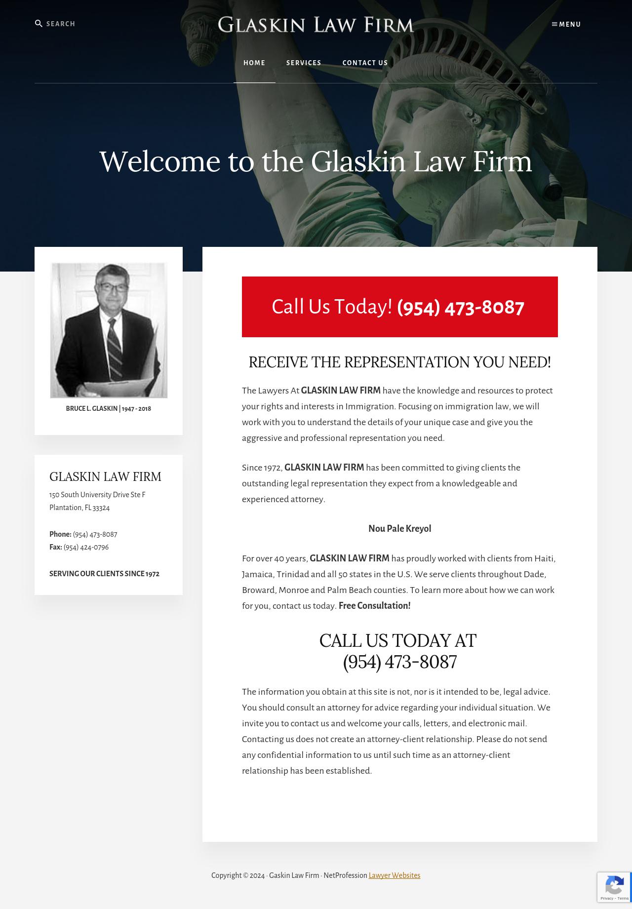 Glaskin, Bruce L - Plantation FL Lawyers