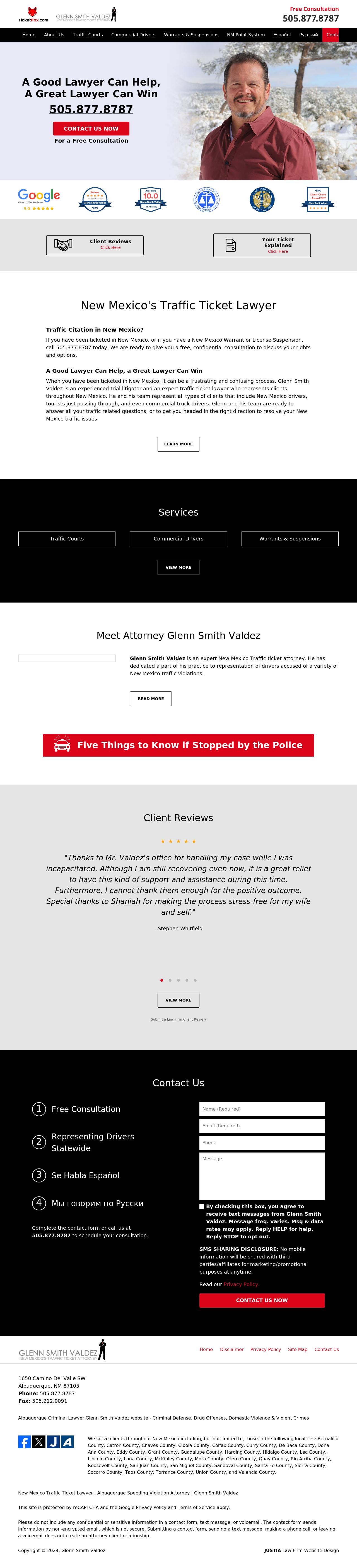 Glenn Smith Valdez - Albuquerque NM Lawyers