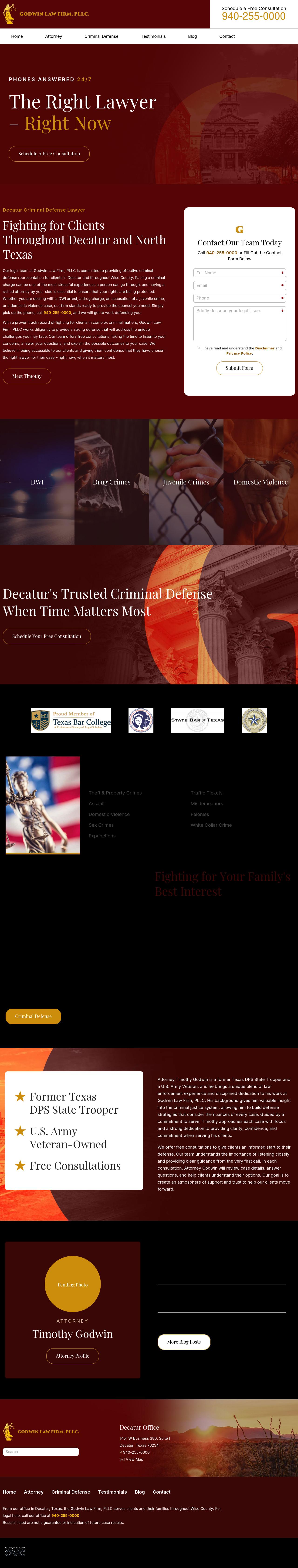 Godwin Law Firm, PLLC. - Decatur TX Lawyers