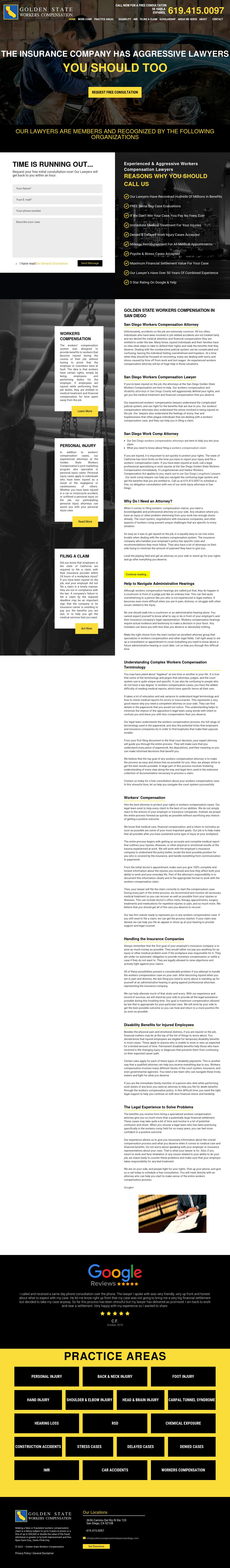 Golden State Workers Compensation Attorneys_San Diego - San Diego CA Lawyers