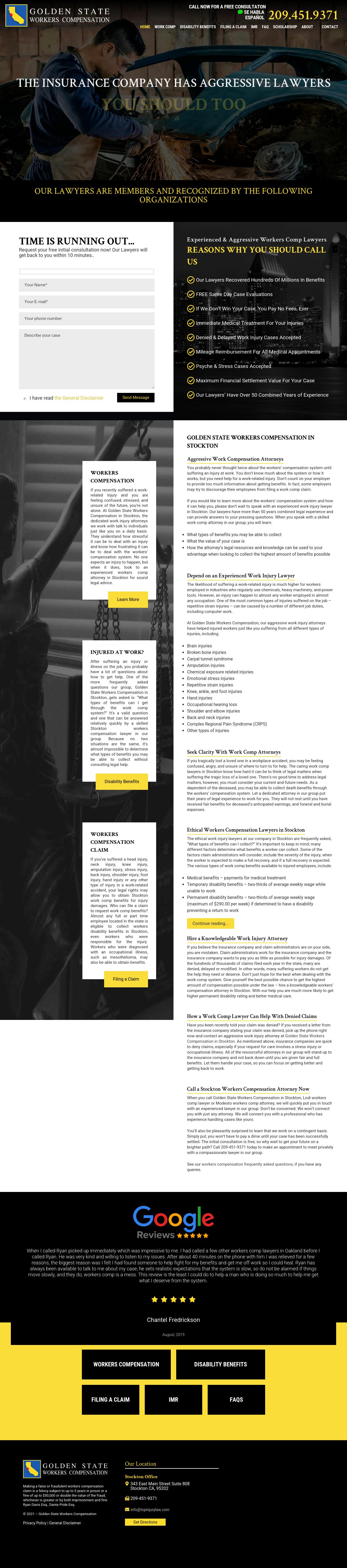 Golden State Workers Compensation Attorneys_Stockton - Stockton CA Lawyers