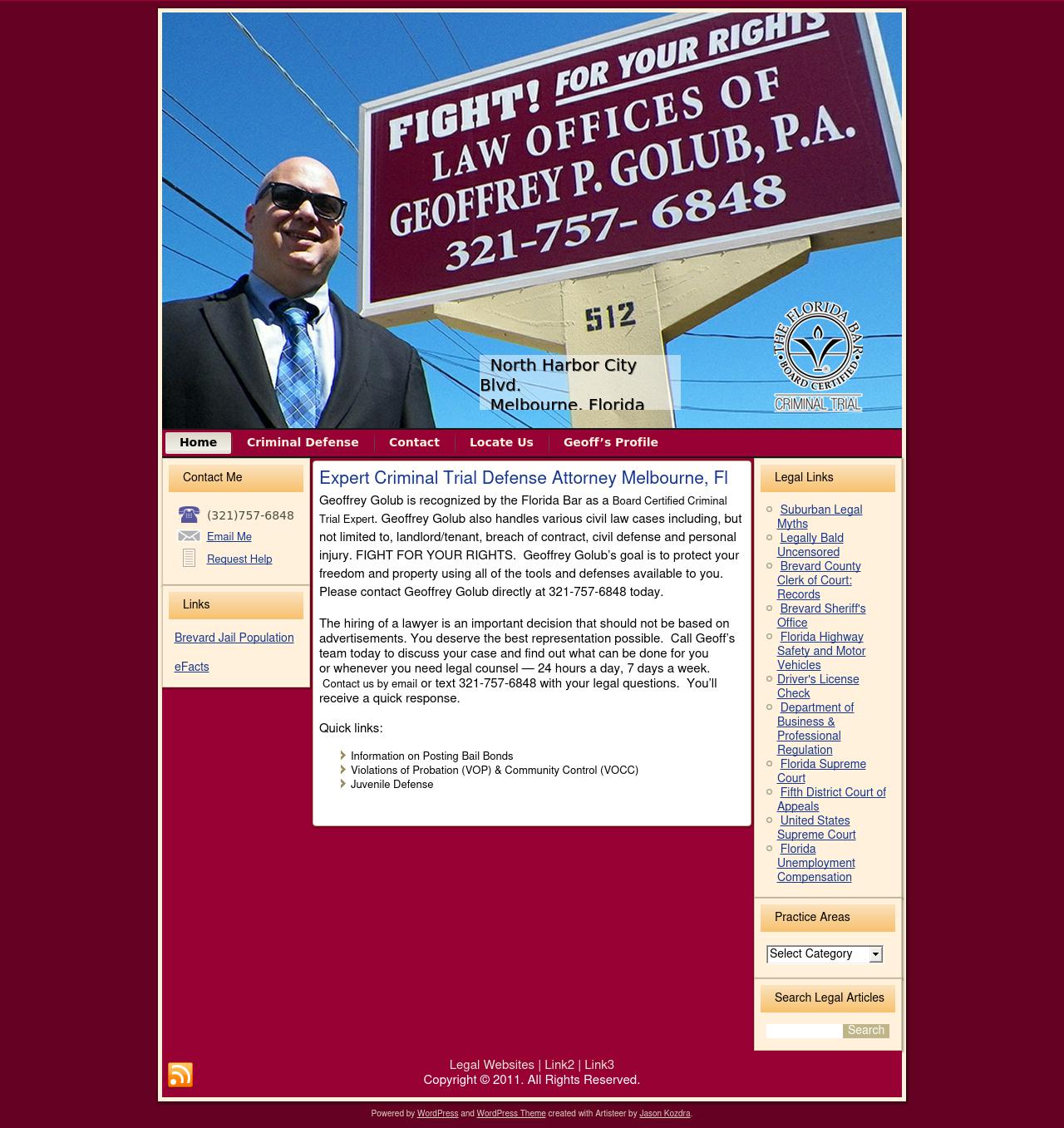 Golub Jeoffrey P PA - Melbourne FL Lawyers