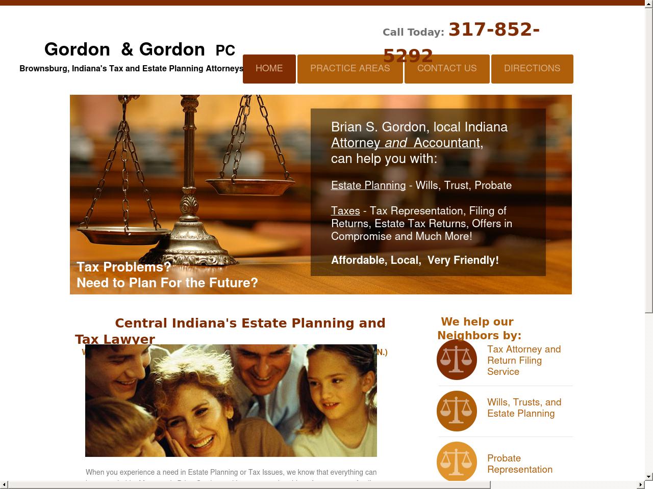 Gordon & Gordon PC - Brownsburg IN Lawyers