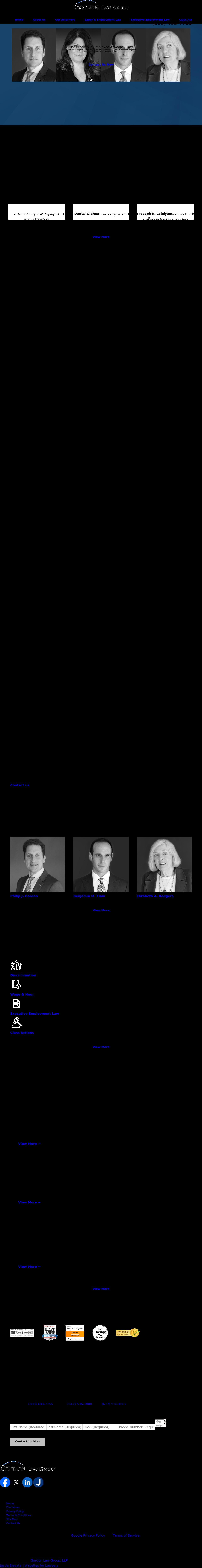 Gordon Law Group, LLP - Boston MA Lawyers