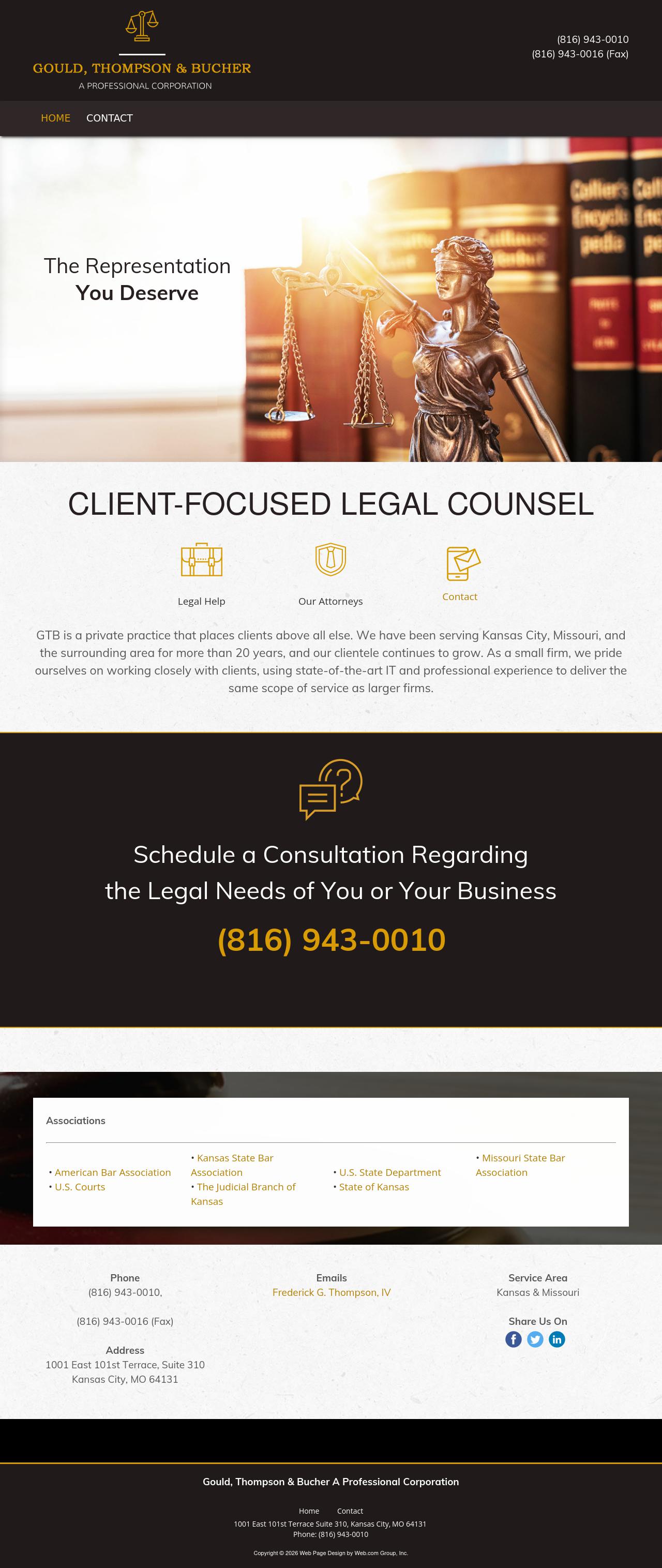 Gould, Thompson & Bucher, A Professional Corporation - Kansas City MO Lawyers