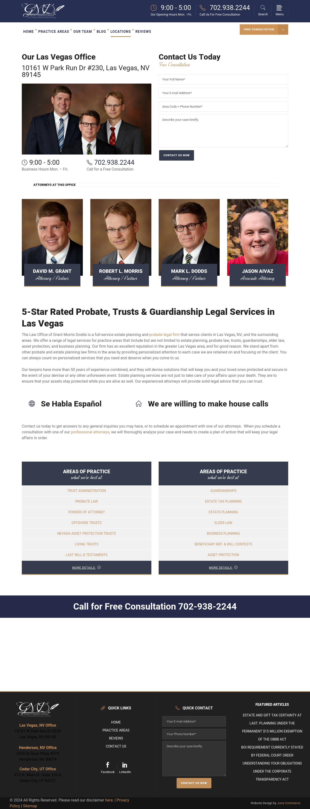 Grant Morris Dodds - Las Vegas NV Lawyers