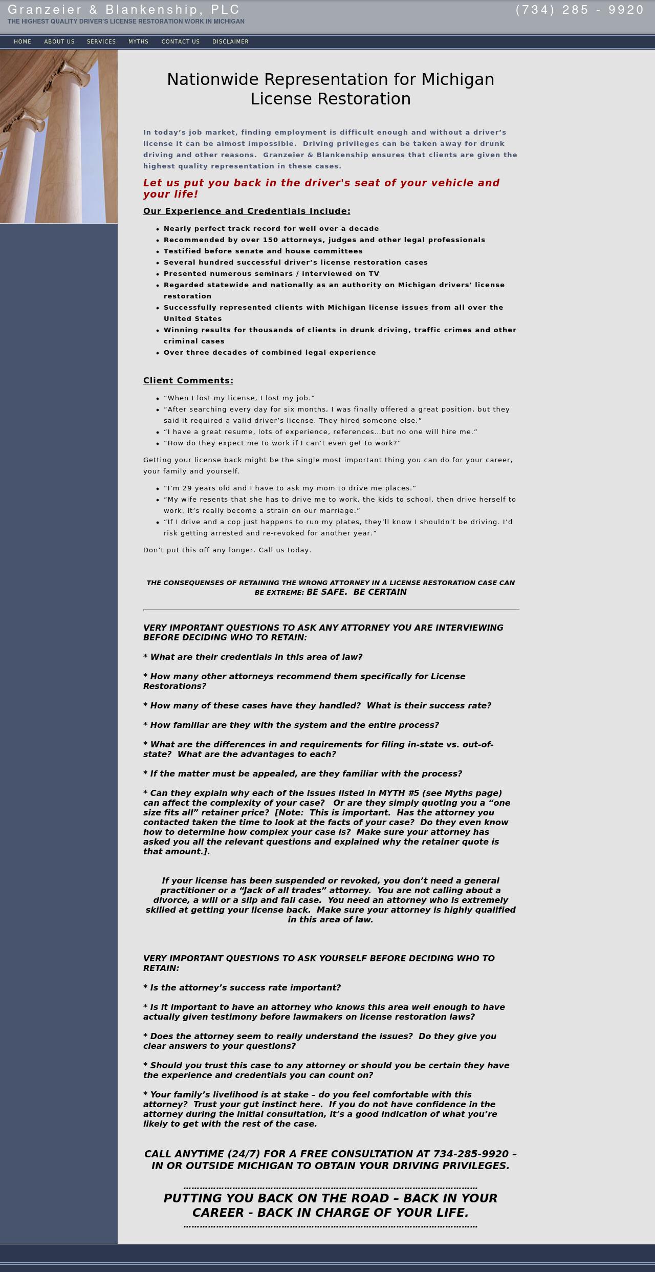 Granzeier & Blankenship - Wyandotte MI Lawyers