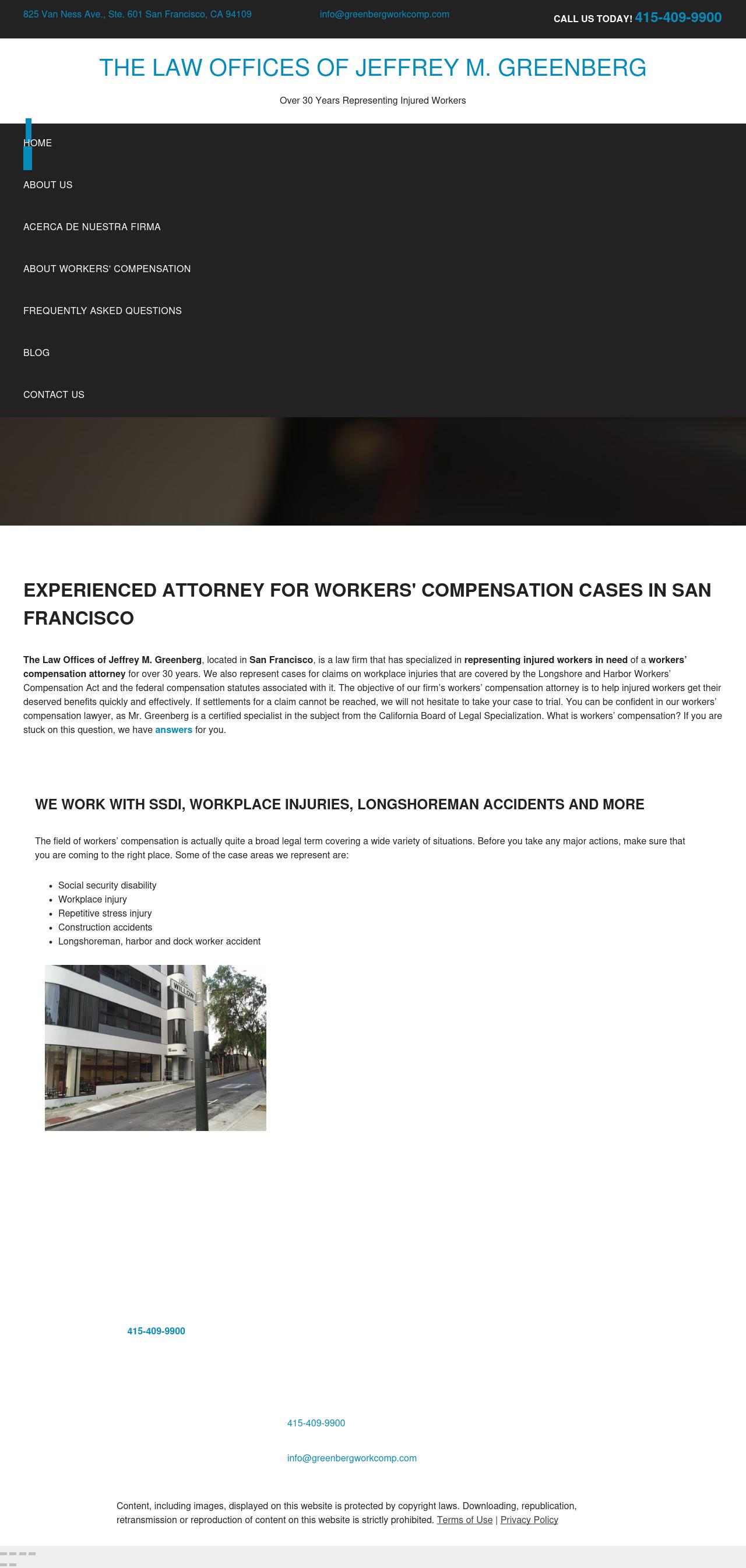 Greenberg Jeffrey - San Francisco CA Lawyers
