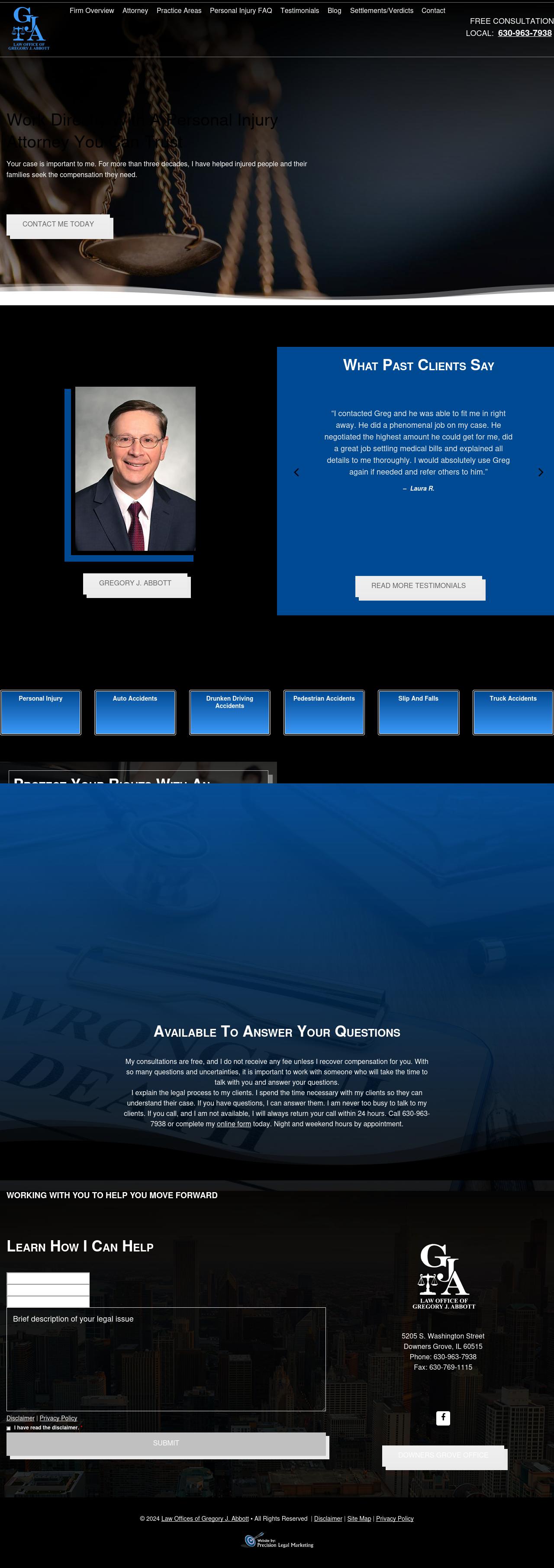 Gregory J. Abbott, Attorney at Law - Downers Grove IL Lawyers