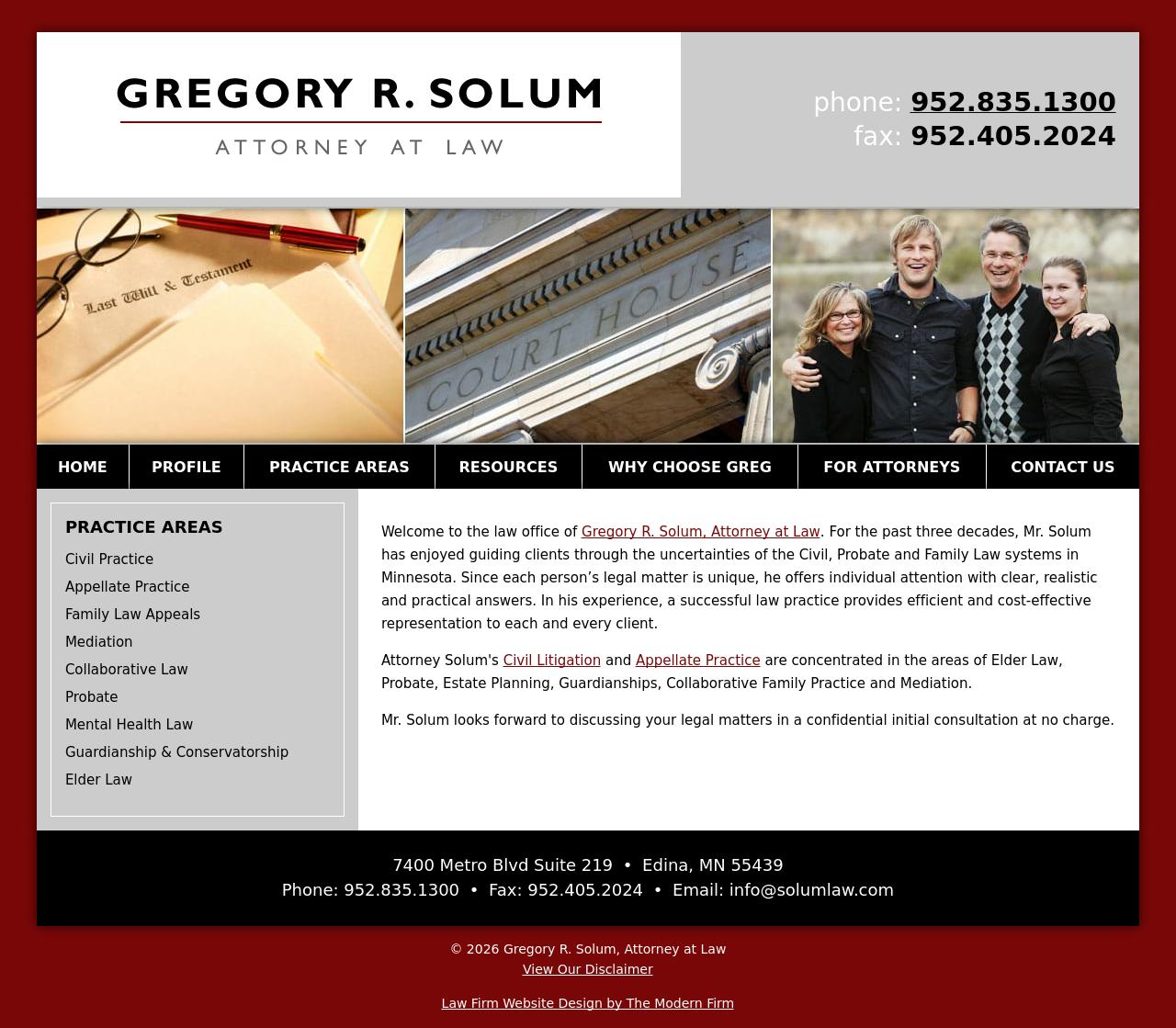 Gregory R. Solum, Attorney At Law - Minneapolis MN Lawyers