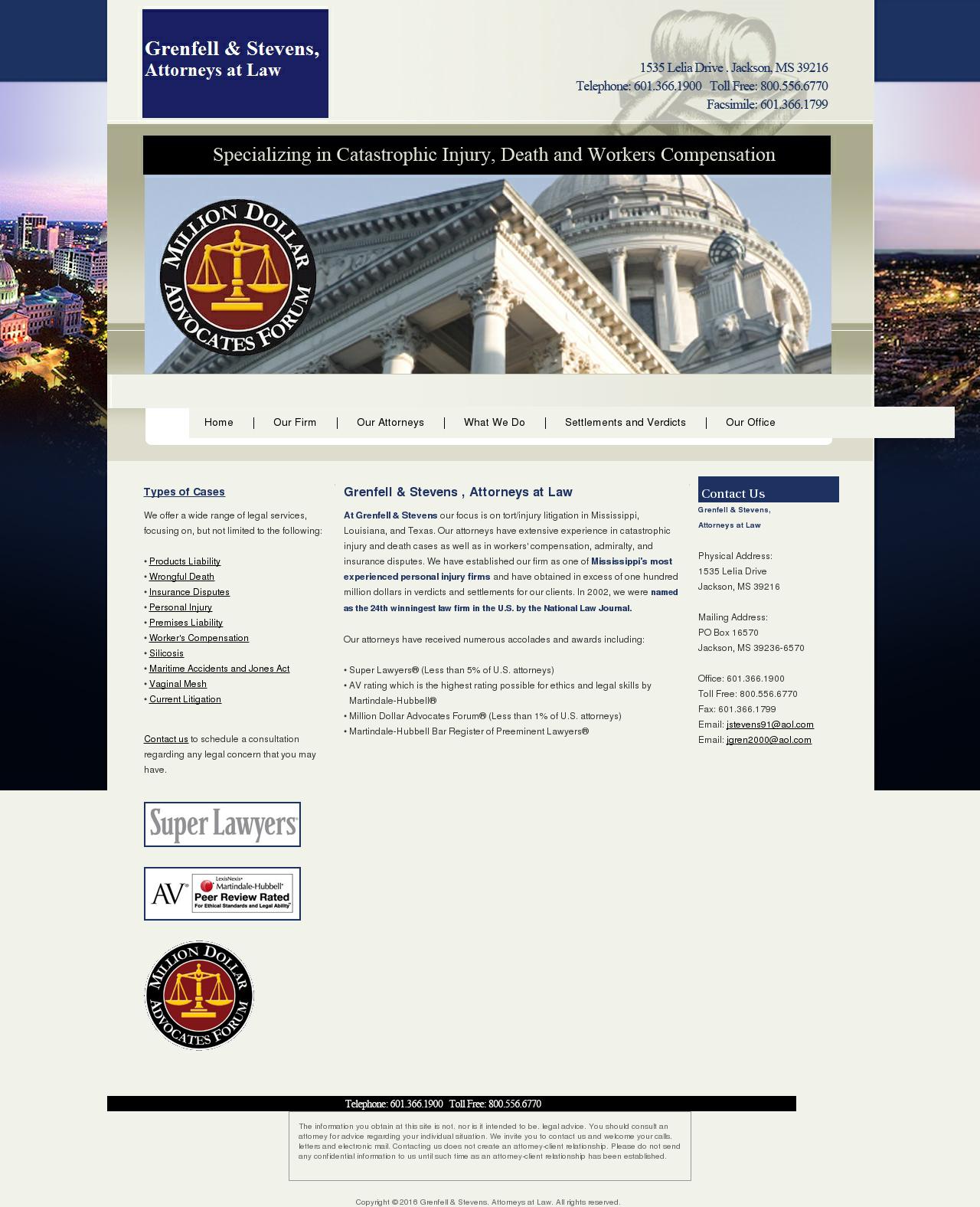 Grenfell Sledge & Stevens PLLC - Jackson MS Lawyers