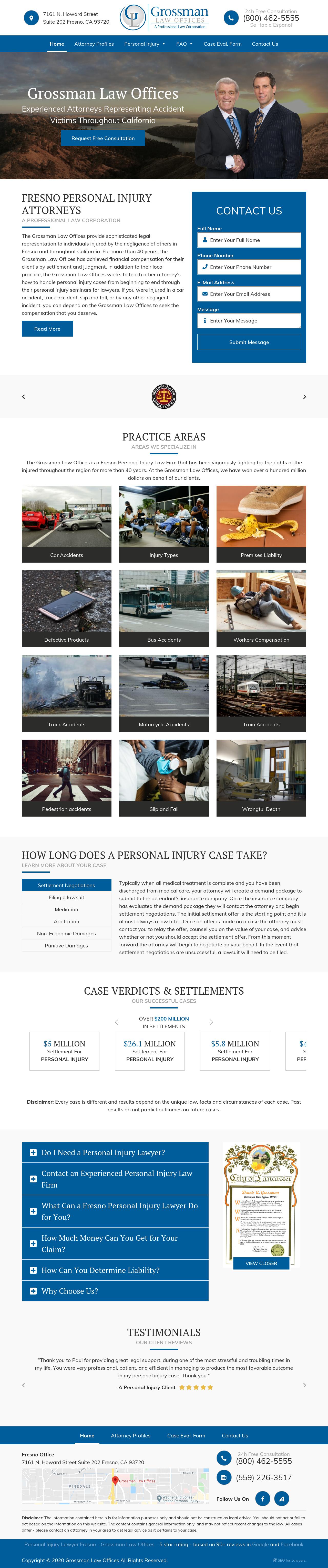 Grossman Law Offices - Fresno CA Lawyers