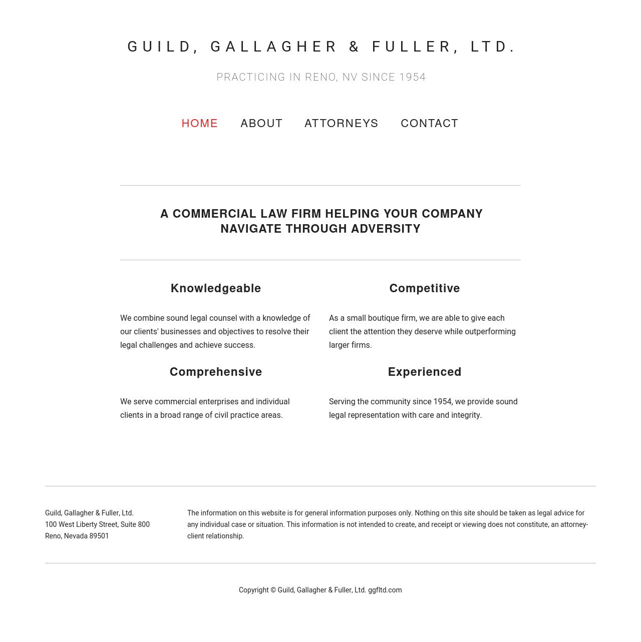 Guild Gallagher & Fuller Ltd. - Reno NV Lawyers