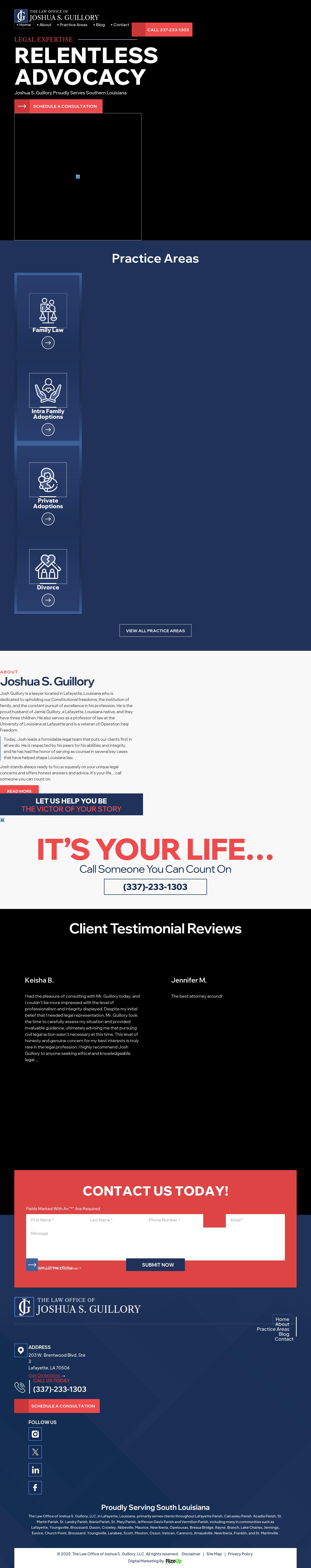 Guillory Joshua S - Lafayette LA Lawyers