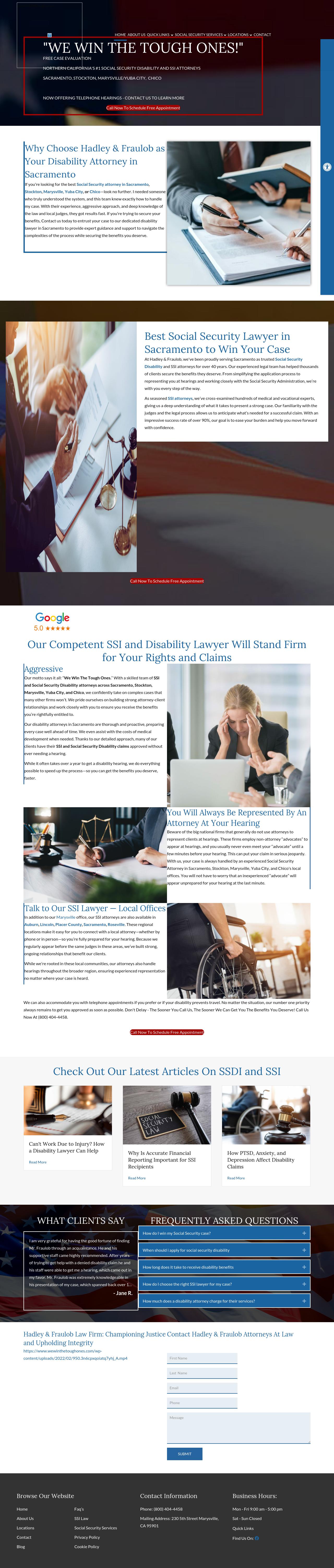 Hadley & Fraulob Attorneys At Law - Stockton CA Lawyers