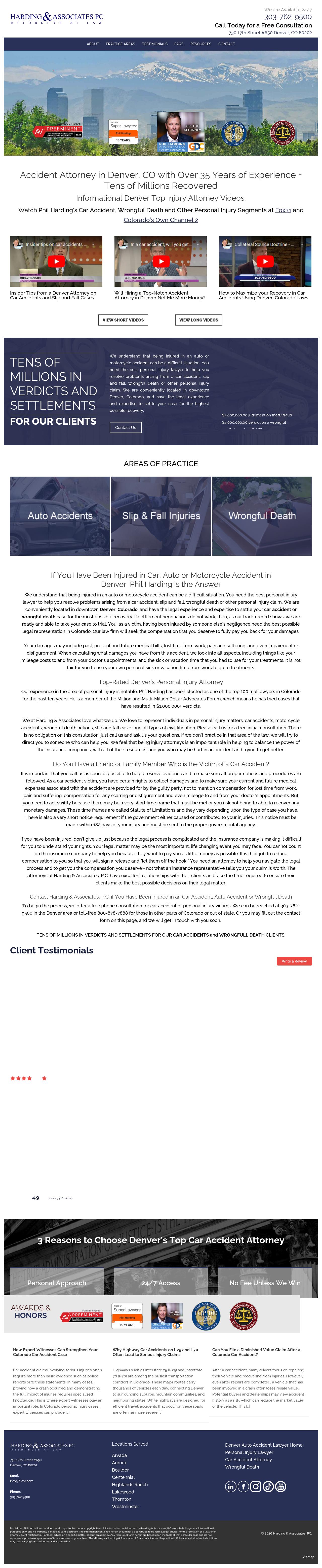 Harding & Associates, P.C. - Denver CO Lawyers