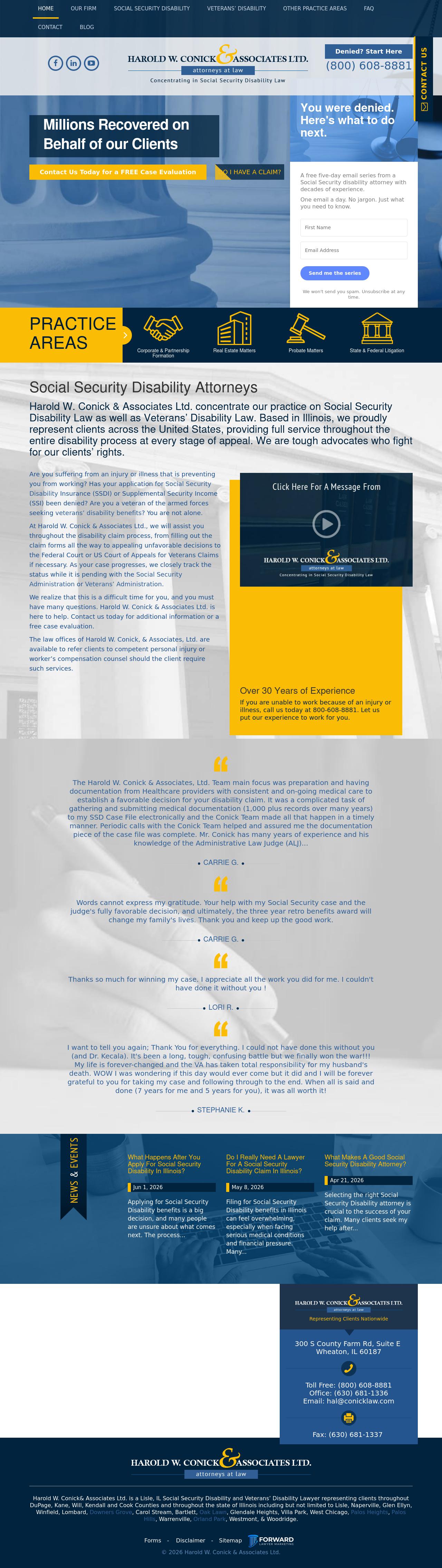 Harold W. Conick & Associates Ltd. - Lisle IL Lawyers