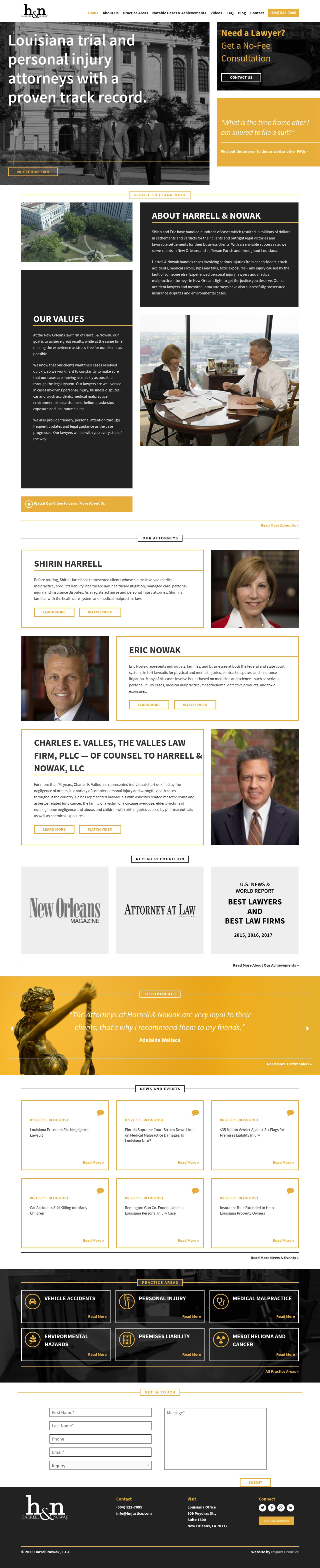 Harrell & Nowak, LLC - New Orleans LA Lawyers