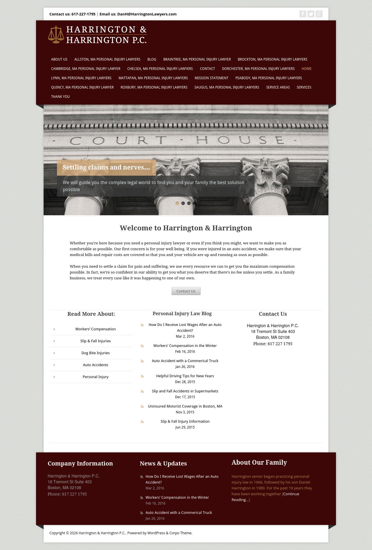 Harrington & Harrington P.C. - Milton MA Lawyers