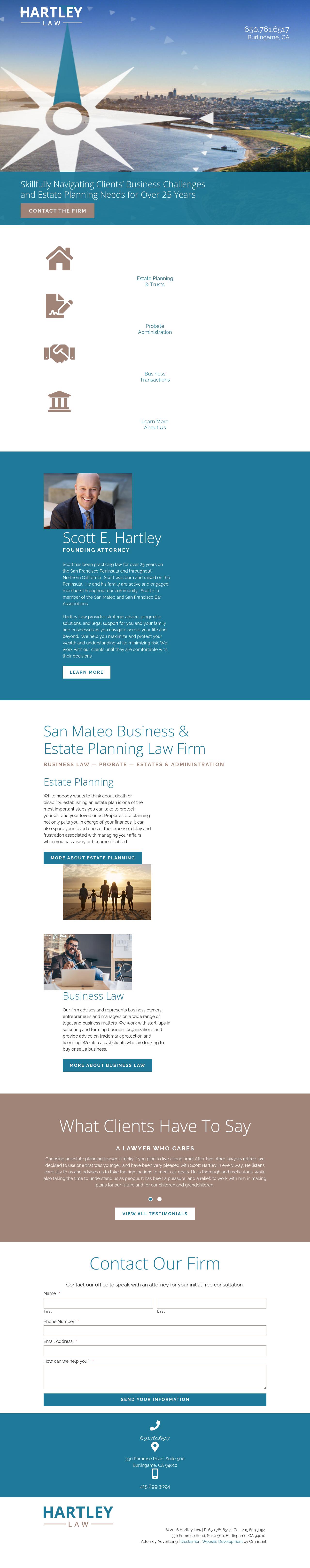 Hartley Law - Burlingame CA Lawyers