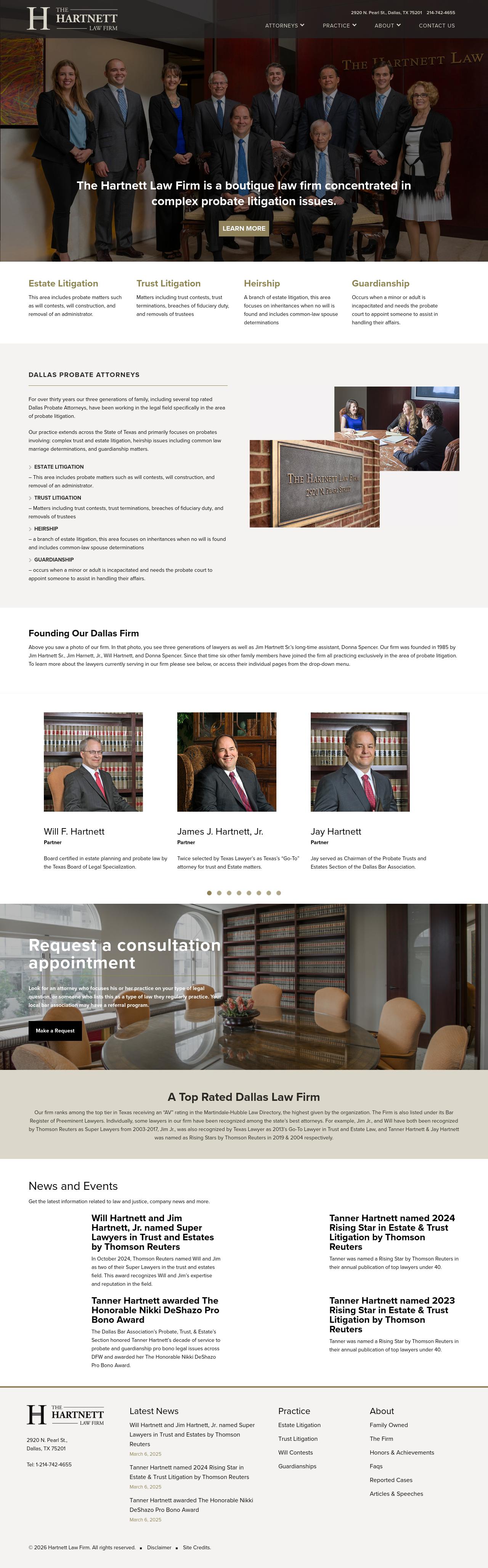 Hartnett Law Firm - Dallas TX Lawyers