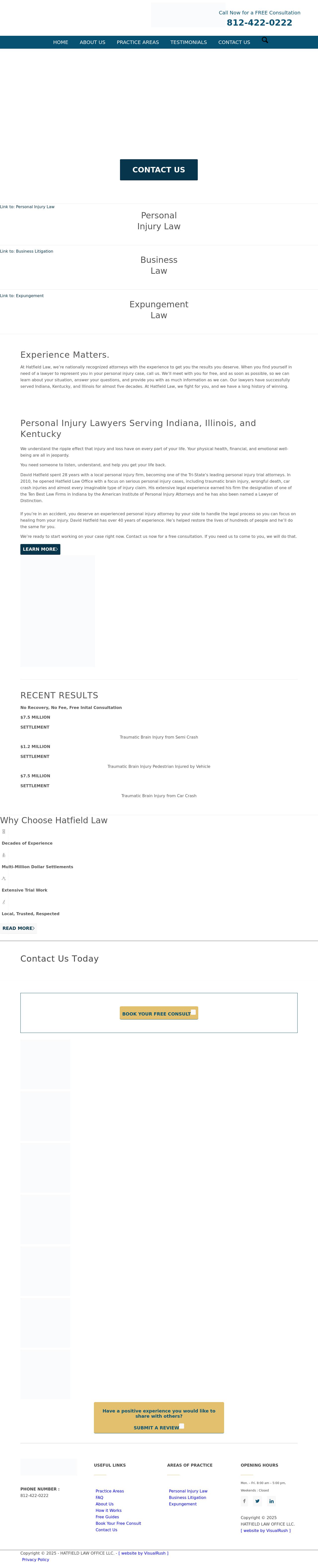Hatfield Law - Evansville IN Lawyers